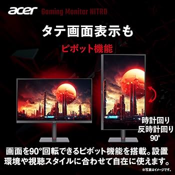 Amazon.co.jp: Acer ゲーミングモニター Nitro 27インチ 4K UHD